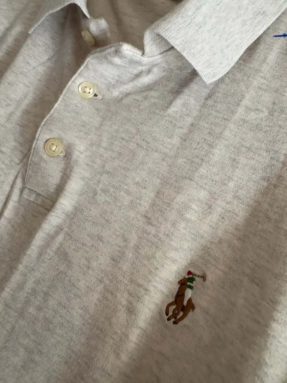 Polo Ralph Lauren Men's Classic-Fit Soft Cotton Polo Shirt Grey Large